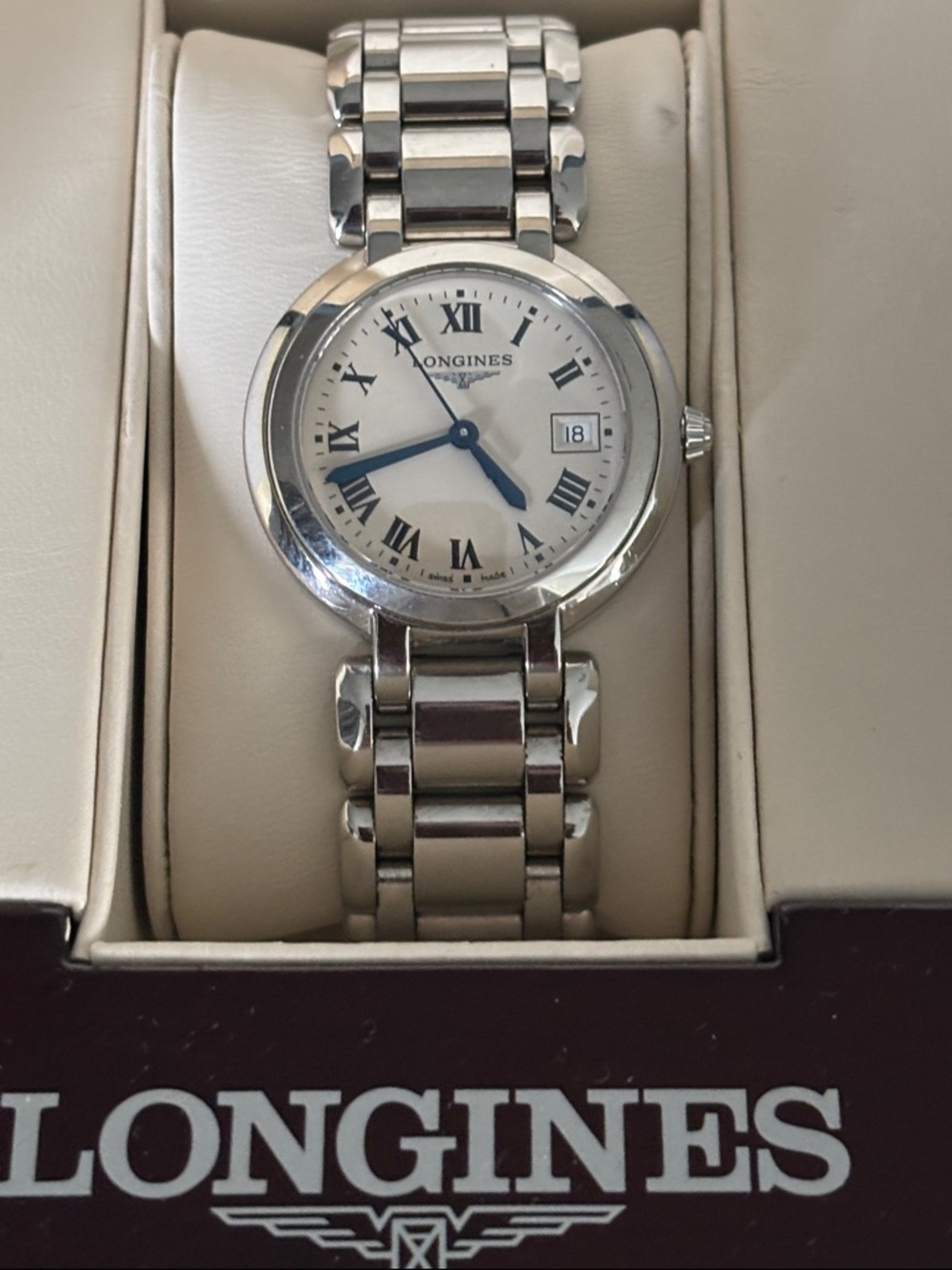 Longines Prina Luna Swiss made Stainless Steel Watch